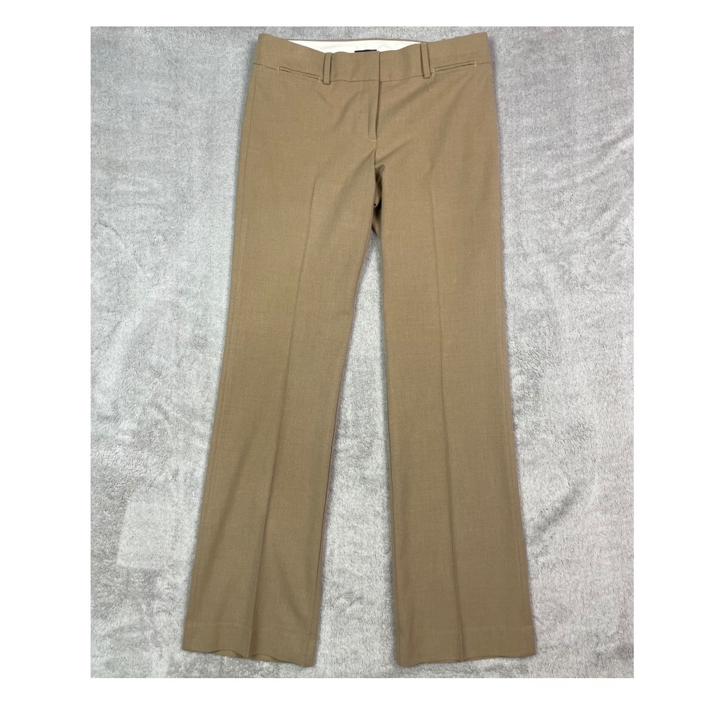 LOFT Marisa Trouser Dress Pant Size 4 Tan Khaki Beige Stretch Work Office Career